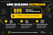 manage relevant link building outreach and verify live placements