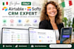 be your italy airtable softr crm expert, softr webapp and airtable integrations