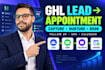 build a gohighlevel lead to appointment booking system
