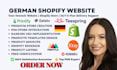 design optimize or redesign your german shopify store website for trust