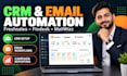 setup freshsales CRM flowdesk and mailwizz email automation