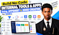 build no code internal tools apps and apps using appsheet zoho creator for smes