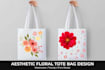 design aesthetic tote bag