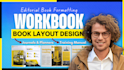 design workbook, training manual, print ready book interior formatting for kdp