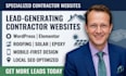 design a roofing solar or epoxy flooring contractor website