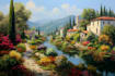 design amazing fantasy landscape