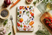 illustrate a unique and custom cookbook cover art