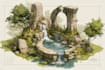 create a high quality environment concept art landscape