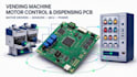 design vending machine motor control and dispensing pcb
