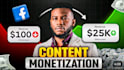 do facebook page monetization criteria organically, content monetization