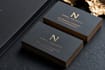 do a luxury custom business card design