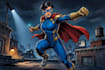do a superhero comic illustration