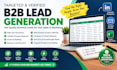 do b2b lead generation, email list and prospect research