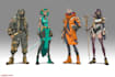 make your character in cyberpunk style