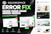 fix squarespace broken links, missing page errors, 404, 503 error 301 redirect