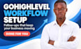 setup gohighlevel workflow, email SMS automation and marketing