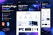 create a responsive HTML CSS website