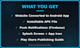 convert your website into an android app apk