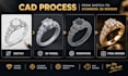 do 3d cad jewelry design and rendering