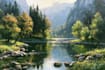 landscape oil painting art