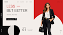 design custom PSD website template or landing page UI