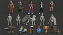 create 3d printable models and custom statues in high quality