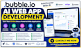 build a bubble io ai web app, ai saas mvp and chatbot