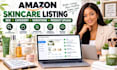 amazon ebay skincare product listing SEO optimization category variation upload