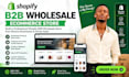 set up shopify b2b wholesale store and wholesale pricing