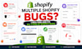 shopify bugs and customize your shopify store