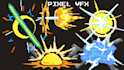 create pixel art vfx, sprite animation, game sprite, combact animation effects