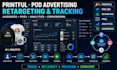 printful pod advertising retargeting audiences pixel analytics conversion track