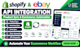 build shopify ebay API integration product sync and ecommerce automation