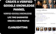 secure a google knowledge panel and online entity presence
