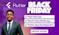 develop a black friday flash sale app in flutter with push notifications