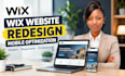redesign your wix website and fix mobile responsiveness