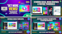 design high click through rate youtube thumbnails and social graphics