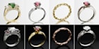 create 3d jewelry renders with material variations