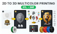 paint color 3d model convert 2d to 3d stl to 3mf bambu lab multicolor printing