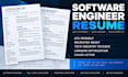 write revamp software engineer resume tech  developer cv ats resume rewrite