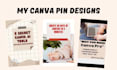 design clickable canva pins and manage your pinterest business account