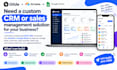 build glide CRM, sales dashboard, airtable and google sheets app