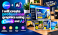create canva designs and ai graphic designs
