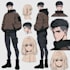 draw a character sheet in anime style