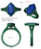 create custom jewelry cad design and 3d model for rings