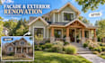 design facade and exterior renovation with realistic 3d rendering
