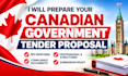 prepare your canadian government tender proposal
