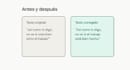 transcribe and proofread your spanish text
