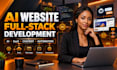 develop ai website, ai chatbot, ai web application and ai automation