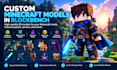 make high quality models in blockbench